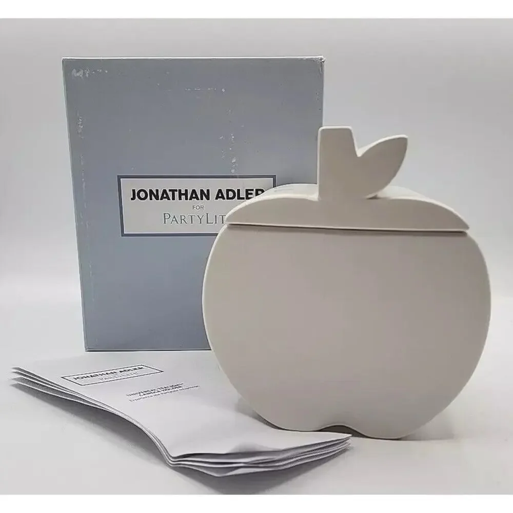 PartyLite Jonathan Adler Big Apple candle holder NIB P4H/P91735